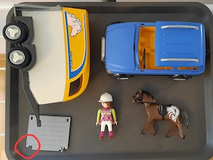 Playmobil verschiedene Sets mit Pferdeanhänger - je 2 Euro