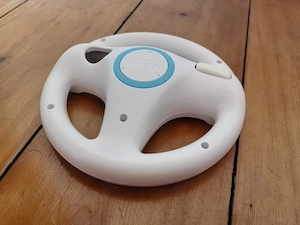 Original Nintendo Wii Mario Kart Wheel Lenkrad in weiss