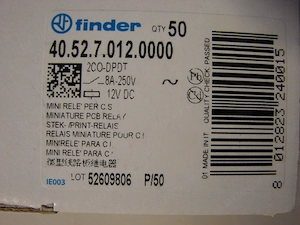 Finder 12V Printrelais 40.52.7.012.000 Neuware Bild 2