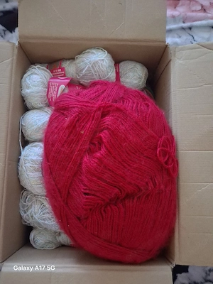 Wolle für stricken und hekeln