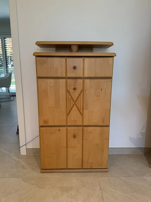 5 teilige Garderobe Buche hell massiv Bild 3