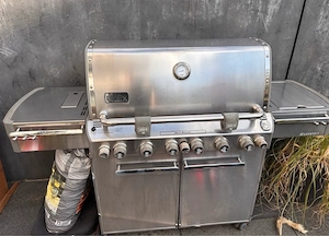 Weber Summit S-670 Gasgrill Edelstahl Top Zustand