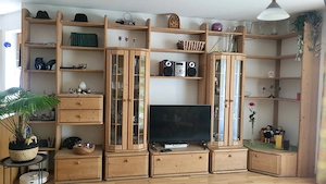 Wohnzimmer Schrank, Fichte Vollholz, unbehandelt