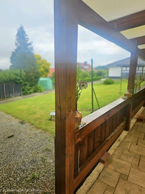 Garten mieten mit Wintergarten, Grill und Gäste-WC - Tagesmiete