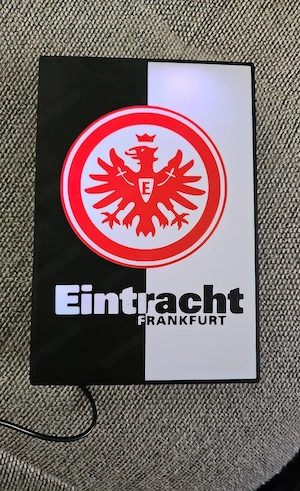 Eintracht Frankfurt Fußball SGE LED-Leuchtschild  Led Leuchtbox