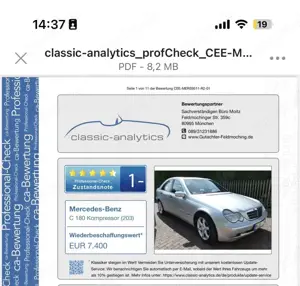 Mercedes-Benz C 180 Classic Kompressor
