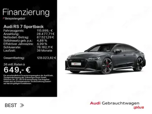 Audi RS7 *NAVI-PLUS*LASER*280KM/H*HUD*RS-AG