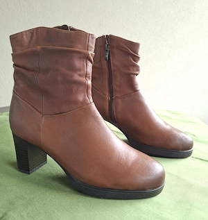 Caprice Stifeletten Damen Gr.39 H  Cognac Soft aus hochwertigem Leder