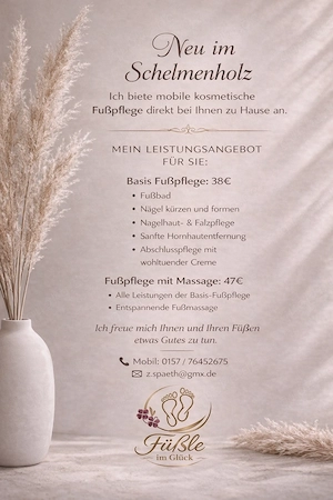 Mobile Fußpflege in Winnenden  Sommeraktion -10%