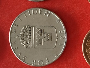Münze Münzen Umlaufmünz Schweden 1 Krone 1978