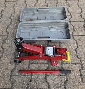 Hydraulischer Wagenheber 2t Rangierwagenheber.