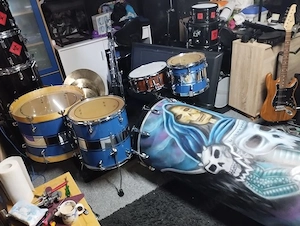AnzeigeMonstershellset mit 22x68 Zoll bassdrum Bild 5