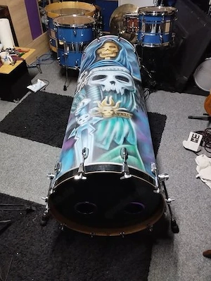 AnzeigeMonstershellset mit 22x68 Zoll bassdrum Bild 8