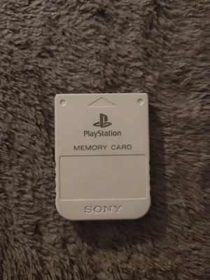 Sony Playstation 1 Speicherkarte PS1 Memory Card PSOne PAL Grau Original PS1 Konsole 