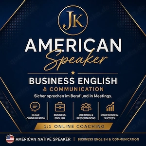 Business English Coaching   Online von US Native Speaker 