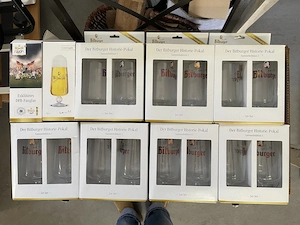 Bitburger Bier Gläser paket