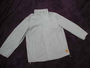 NEU Herren oder Damen Unisex Windbreaker Regen Allround Jacke HUGO BOSS Orange 46  S schiefer grau