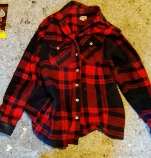 Schwarzrote Jacke Zum Hamapreis 