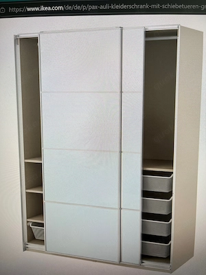 IKEA-Pax Schrank, anthrazit, TOP-Zustand