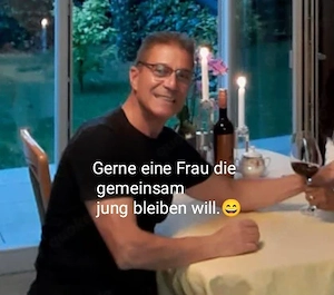 Sympathische junggebl. Frau ca. 55 J.