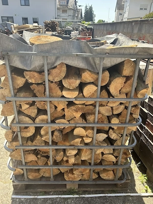 Brennholz Mix in IBC Box!Ofen!trocken!Buche Kiefer Eiche! nur Abholung Bild 2