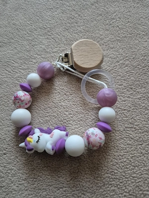 Schnullerkette Kleines Einhorn