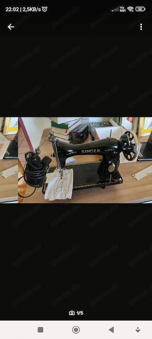 Singer Nähmaschine Antike 