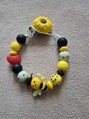 Schnullerkette Flottes Bienchen