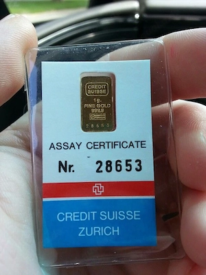 Zertifizierte Edelmetalle .