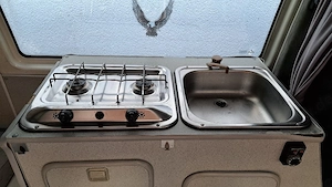 VW T4 Camper Klima Truma Hochdach Lang  Bild 8