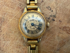 Chaika Vintage Damen Armbanduhr 17 Steine Mechanisch Handaufzug Gold UdSSR Defekt