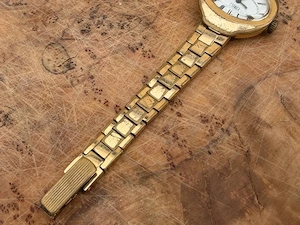Chaika Vintage Damen Armbanduhr 17 Steine Mechanisch UdSSR Gold Läuft Kurz Bild 2