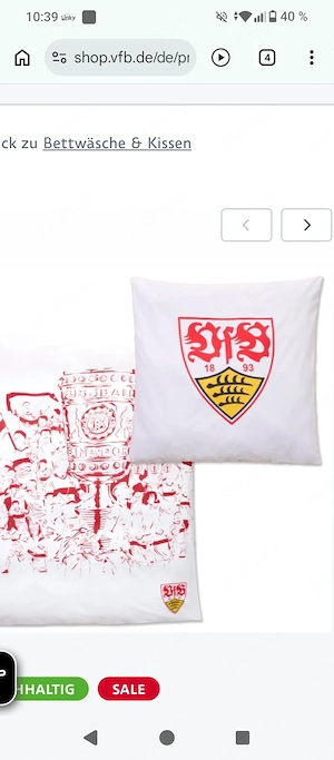VFB Bettwäsche Pokalsieg 