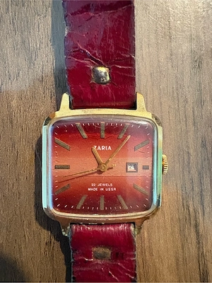 Vintage Zaria Armbanduhr 22 Jewels Made in USSR
