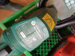 elektronische heckenschere und Kettensäge 