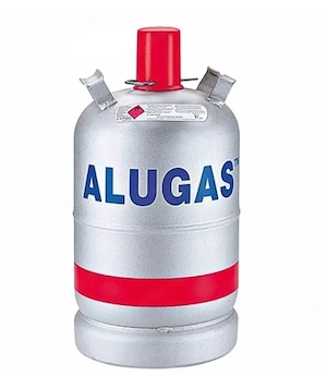 Gasflasche gefüllt. 