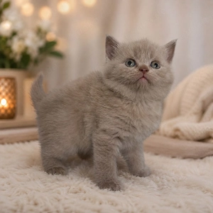 BKH Kitten Lilac Kater Britisch Kurzhaar 