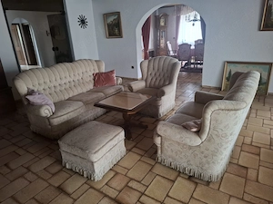 Couchgarnitur 4 teilig zu verschenken 