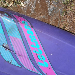 Kanu Wildwasser Lettmannn blau Länge 320 cm Breite 58 cm Bild 2