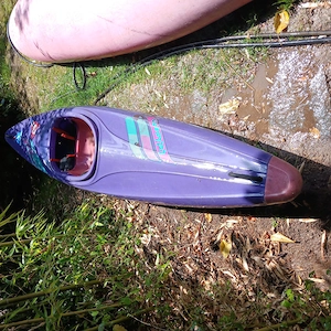 Kanu Wildwasser Lettmannn blau Länge 320 cm Breite 58 cm