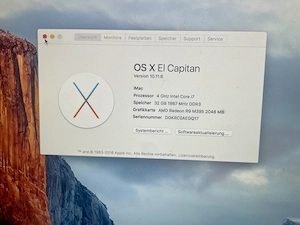 Apple iMac 27" Retina 5K | i7 4 GHz | 32 GB RAM | 1 TB SSD