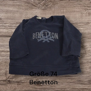 Pullover blau 74 Benetton