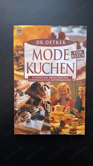 Buch Backbuch Modekuchen vom Blech 