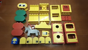 Lego Duplo Spielsteine Bauteile Autos Platten Box konvolut