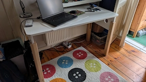 Schreibtisch Skandic FLEXA White weiß