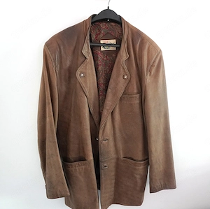 Herren-Trachten-Lederjacke v. Trachten Distler, Größe 54