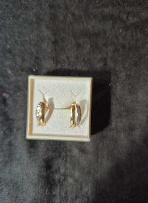 1 Paar Damen Ohrringe in 375er Gold