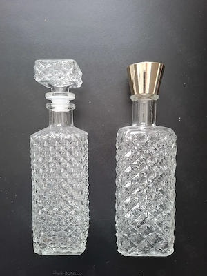 Whisky Likör Cognac, Deko Karaffen 2 Stück Glas 