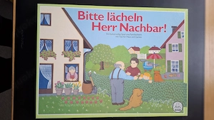 Spiel Bitte lächeln Herr Nachbar 