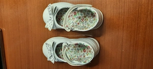 Festliche Kinder Mädchen Schuhe Lack weiß Größe 21  